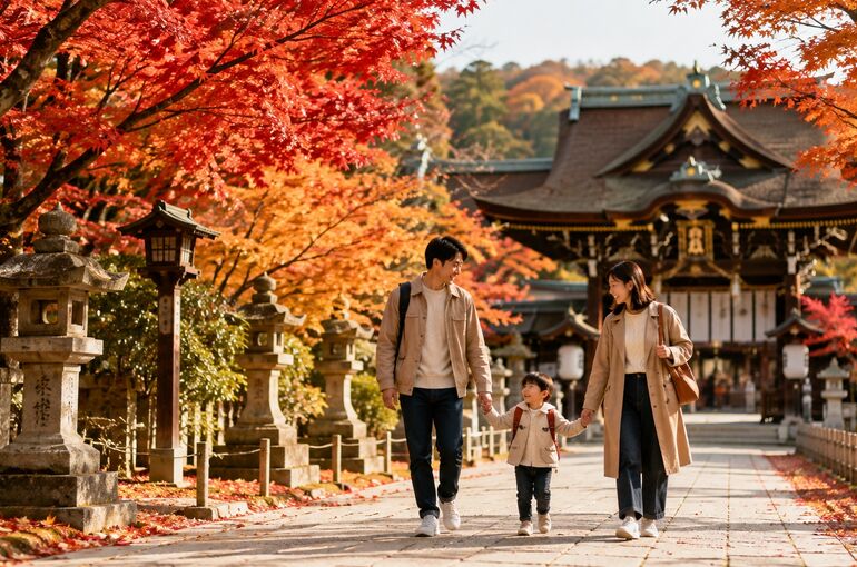 京都の紅葉を楽しむ1泊2日モデルコース